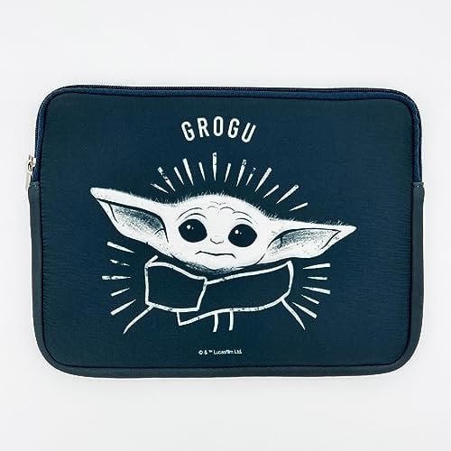 Wondee Disney Mandalorian Funda Tablets Baby Yoda Grogu Universal hasta 11 Pulgadas - Funda Tablet 9-10-10.1-10.5-11 Compatible con iPad/iPad Air/iPad Pro/Samsung Galaxy Tab/Lenovo Tab y Todas