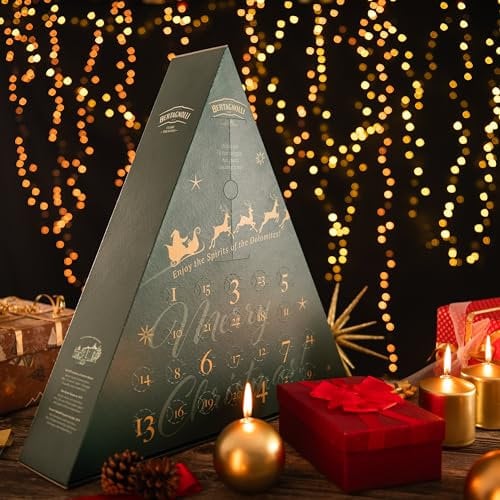 Grappa-, Gin und Likör Adventskalender von Bertagnolli - Geschenk-Idee für Genießer. Gin, Grappa, und Liköre. Grappa Adventkalender