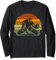 Retro Style Hockey Goalie Vintage Langarmshirt