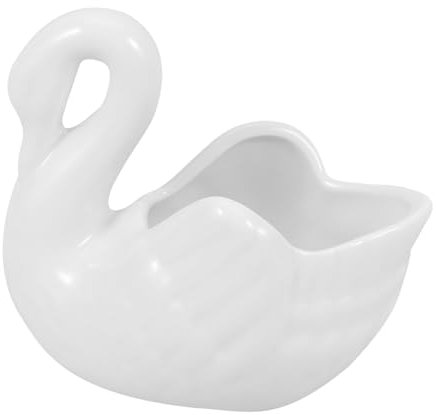 OFFSCH Schwanförmiger Keramik Sukkulenten Blumentopf Garten Pflanzer Für Kakteen Haus Büro Ornament Geschenk Für Freunde