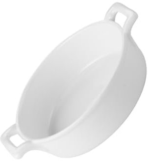ABOOFAN 9 Anfora in Ceramica Padella Domestico bakeware Un Piatto zuppiera Ciotola in Ceramica Bianca