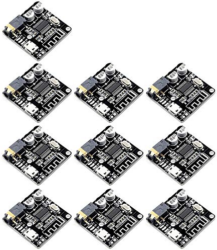 Lckiioy VHM-314 Bluetooth Audio EmpfäNger Platine Bluetooth 5.0 Mp3 Verlustfreie Decoder Platine Drahtloses Stereo Musik Modul 10 StüCk