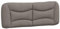vidaXL Kopfteil Kissen, Kopfteilkissen für Schlafzimmer, Rückenkissen Bett mit Reißverschluss, Kopfpolster Bettkissen, Taupe 140cm Stoff