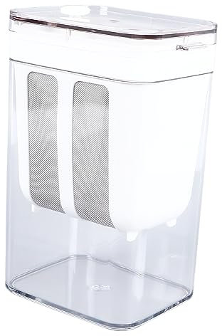 Colador de Filtro de Yogur Griego, Separador de Suero de Capacidad de Acero Inoxidable Pet, Separador de Humedad de Queso de Gran Capacidad para Hacer Yogur