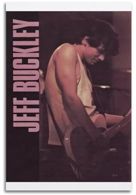MHEGSNGA Jeff Buckley Poster, Vintage-Kunst, Raumdekoration, ästhetische Schlafzimmerdekoration, Leinwandposter für Schlafzimmer, 30 x 45 cm, ungerahmter Stil