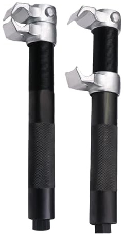 ETUCYNG Outil de tendeur de ressort pour voiture, outil de serrage de jambe de force - 2 outils ergonomiques d'amortisseur à griffes - Poignée antidérapante pour moto