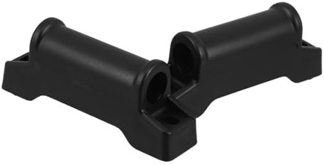 SOLUSTRE 2 Pièces Accessoires De Pieds Inclinables Fixation Repose-Pieds De Chaise Curseur De Repose-Pieds pour Chaise De Jeu Curseurs De Repose-Pieds De Chaise Plastique Black
