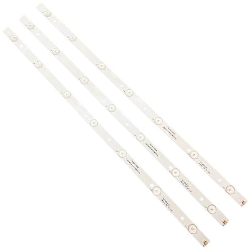 EUETVEXERK 3pcs LED Backlight Strip Compatible with Panasonic TX-32DS500B TX-32ES400B TX-32FS500B TX-32CS510B TX-32DS500E TH-32D410T PN-EL-32-21-V0 TV Light Strip