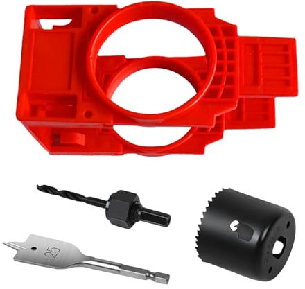Sucritude Kit De Instalación Para Puertas | Kit De Sierra De Corona Preciso Para Agujeros En Puertas,Herramientas Corredizas Para Montaje En Casa Muebles Coches Ventanas Y Garaje