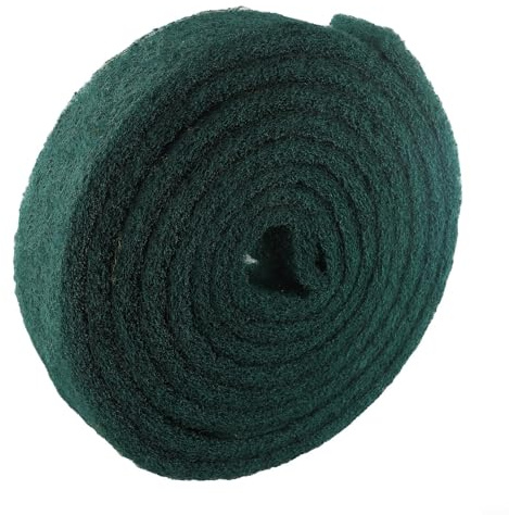 Yuanpgky Rouleau de 5,8 m de tampon à récurer émeri pour le nettoyage de la cuisine, des casseroles, des plats, des poêles et du carrelage – Outil abrasif en nylon haute résistance pour (7 cm x 5,8 m)