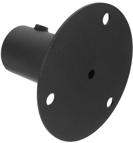 DIYEAH Heavy Duty Metal Post Anchor Bracket 65mm Inner Diameter Floor Flange Base for Fence Railings Mailbox Flagpole Deck Mounting