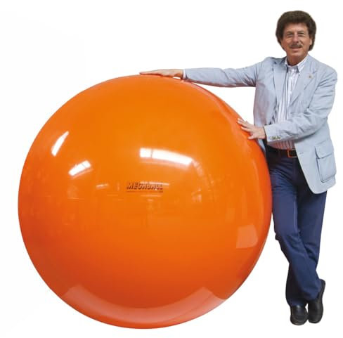 GYMNIC Mega Gymnastikball, Orange, Durchmesser 150 cm