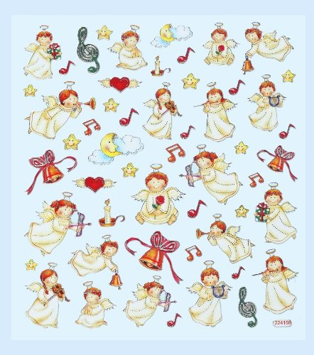 Hobby Design Sticker * Engel Putten Weihnachten * Aufkleber