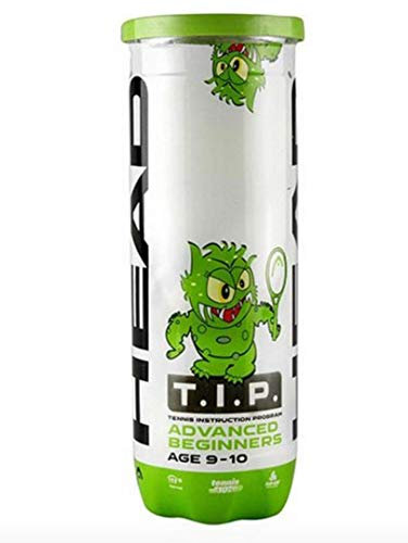 HEAD Unisex-Youth Tip grün Tennisbälle, Gelb, Einheitsgröße