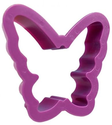 DECORA 0255132 Butterfly Plastic Cookie Cutter 7 X 6 X H 2 CM, Plastica, Purple