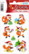 HERMA 15263 Aufkleber Winterfuchs, 18 Stück, Weihnachten Sticker mit lustigen Fuchs Tiere Motiv, Kinder Etiketten für Weihnachtsdeko Geschenke Adventskalender Winter Dekoration Briefe DIY Basteln