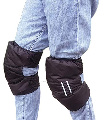 ITODA Ginocchiere Termiche per Moto, Ginocchiera antiscivolo leggera con supporto per ginocchia in piuma antivento, Invernali, Antiscivolo, per Ciclismo, Equitazione, Sport all'aperto, Sci, Scooter