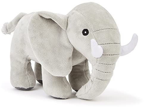Zappi Co Peluche pour Enfants Elefante Jouet en Peluche (20-22CM) Collection d'animaux Safari Peluche Nouveau Né Enfant Premier Enfant