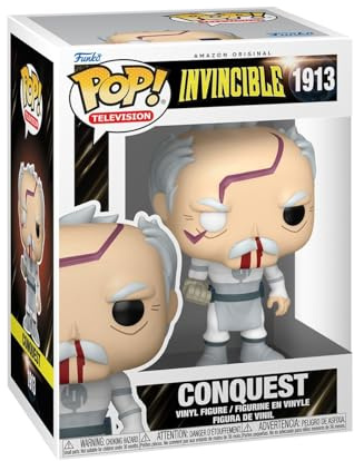 Funko POP! TV: Invincible - Conquest - 1 in 6 Chance of Rare Chase | Official Merch - Collectable Vinyl Figurine for Shelf Display - Birthday Gift Idea for Fans and Collectors