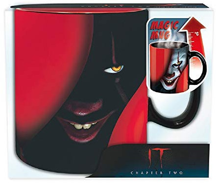 Es - It Tasse Kaffeebecher - Clown Pennywise - Thermoeffekt - Warm/Kalt Mug - Geschenkbox
