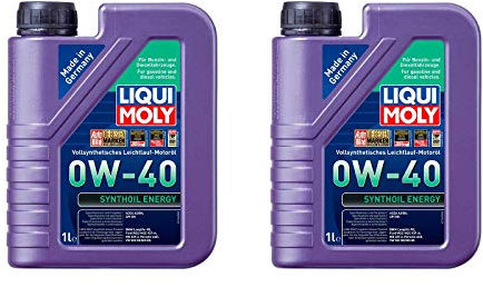 ILODA 2X Original Liqui Moly 1L Synthoil Energy 0W-40 Motoröl Motorenöl Motoroil 1360