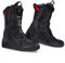 SHIMA STRATO LADY Stivali Moto Donna - Traspirante, Rinforzate Stivali Moto Turismo con Sistema di Chiusura Rapida ATOP (Nero, 38)