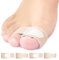 Niupiour Martillo de tela para dedos de los pies, paquete de 8 vendas de punta, corrector de dedos para dedos superpuestos, férulas de dedo del pie para dedos torcidos, dedos rizados y dedos