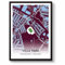 GroundDesigns Aston Villa, Fußball-Geschenk, Villa Park, Stadion-Kunstkarte, ungerahmt, A3, Druckposter AVFC