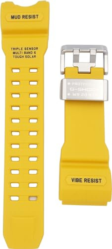 Casio GWG-1000 Ersatzarmband mit gelbem Band, luxuriös