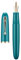 Jinhao 9019 Fountain Pen, Dadao Series #8 Fine Nib, Lake Blue Acrylic Barrel with Golden Clip Big Size Writing Pen