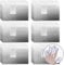 PINGEUI 700 Pcs Aluminium Foil Nail Wraps Nail Soak Off Wraps Gel Nail Remover Foils with Pre-attached Lint-Free Cotton Pads