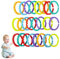 TMRBBesty Baby Spielzeug Befestigung Ringe PP Kinderwagenkette Zum Selber Spielzeugringe Set Basteln Kinderwagenkette Befestigung Ringe 24-Teilig Perfekte Greifringe Für Ihr Baby