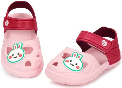 Sandalias y Chanclas de Playa Y Piscina para Niños Niñas, Rosa Claro, 22/23 EU, Etiquetas 140
