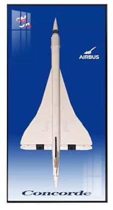 SONNIES Display-Wandtafel für Lego 10318 Concorde-Modell, dekorative Ausstellungstafeln für Lego-Wand-Displays, Wandtafel-Geschenk (nur Displaywand, kein Modell) (Option 1)