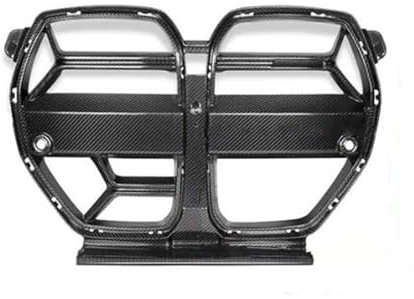 Vorderen Grill Für 3 Serie G80 Für M3 4 Serie G82 G83 Für M4 2021-2023 Real Carbon Fiber Auto Stoßstange Niere Kühlergrill Vorne Grill Kühlergrill(Style B)