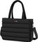 EASYSLWC Wickeltasche mit Silikon-Schnulleretui, Crossbody-Krankenhaus-Tasche, Reise, große Mamatasche, Baby-Wickeltasche mit Schultergurten, Schwarz