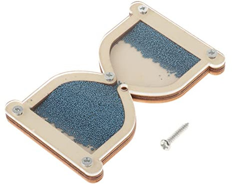 FLCPJGV Sablier En Bois Montessori Busy Board Matériel D'apprentissage Des Compétences de Base Activités D'enseignement Précoce pour Les Enfants D'âge Préscol, Bleu