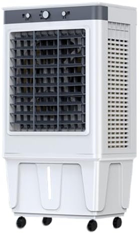 Enfriador Evaporativo, 3 Velocidades De Viento, Enfriador De Pantano Portátil, Tanque De Agua Grande De 30 L, Enfriador De Aire, para Interiores, Exteriores, Ventilador Enfriador Portátil