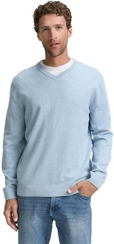 TOM TAILOR Herren 1039811 Strickpullover mit V-Ausschnitt