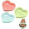 3 Pack Hamster Food Bowls Ceramic Hamster Feeding Bowl Heart Shaped Small Animal Food Dish For Hamsters Gerbils Mice Guinea Pigs