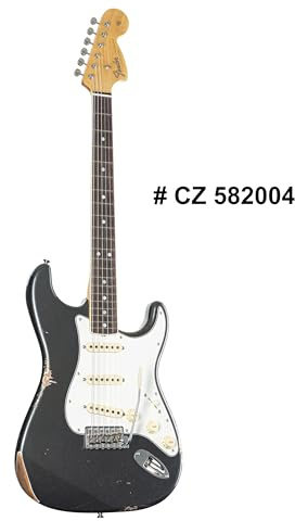 Fender 1967 RW Aged Charcoal Frost Metallic - Custom E-Gitarre