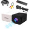 Mini proyector YG300, proyector de Cine portátil Full HD 1080P de bajo Ruido para Cine en casa, proyector de vídeo Compatible con teléfonos/USB, para Uso en Interiores y Exteriores (Negro)