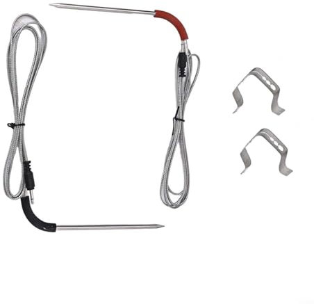 Dual Probe Meat Thermometer for Weber Grills Monitor Temperature for Two Cuts of Meat at Once
