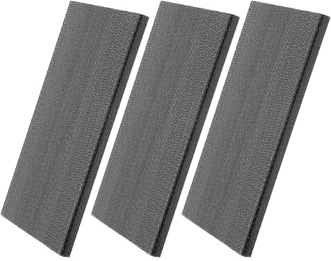 Yardenfun 3 Stück Fiberglas Federplatten 124X61X05cm Ersatzteile für Garten und Schaukelstühle UV Beständig Stoßdämpfend Wasserfest