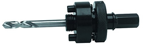 Irwin 9.5mm Shank Arbor/Mandrel with Removable Pilot Drill - Multi Colour, 9.5 mm (32-210mm)