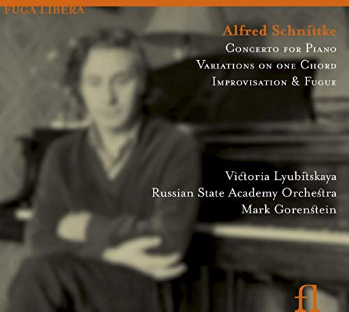 Alfred Schnittke: Konzert für Klavier und Streichorchester op.136 / Variationen über einen Akkord op.39 / Improvisation und Fuge op.38 (mit Katalog)