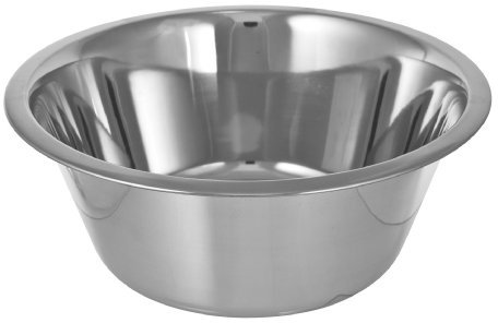 Buckingham Multi-Purpose Washing Up Bowl Stainless Steel Plastic Free Mixing Storage Bowl Commercial Grade Washing Basin 35.5 cm