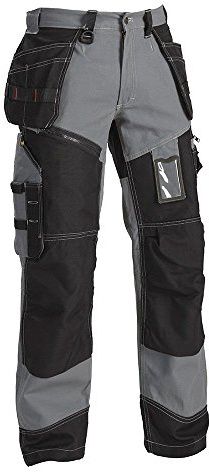 Blåkläder 15001370 Werker Hosen X1500, Grau / Schwarz, D100