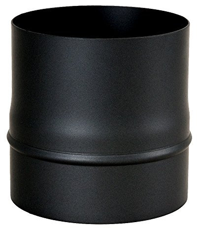 MULDENTHALER Erweiterung, Ofenrohr, Rauchrohr, 130 mm - 150 mm, Senotherm Schwarz