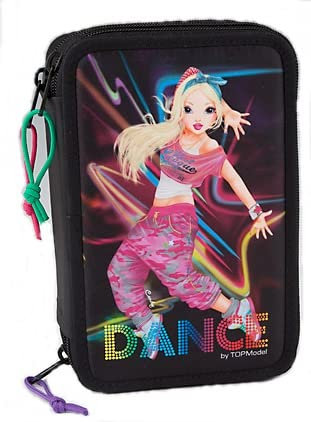 Depesche Top Model Dance 3 Fach Federtasche gefüllt + Gratis Geschenktüte